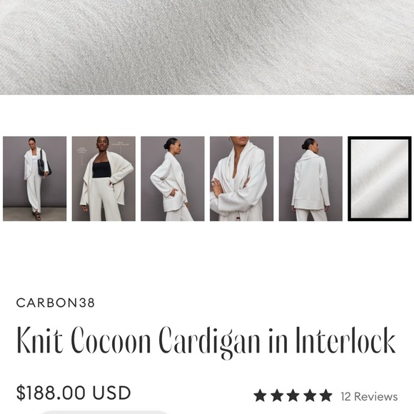 Carbon38 Cream Women's Jacket - Picture 2 of 5